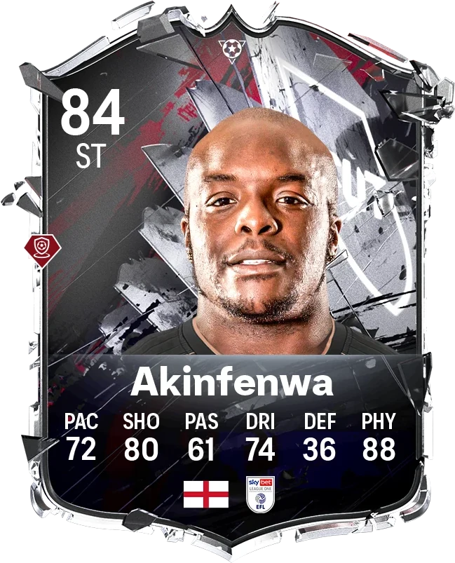 Adebayo Akinfenwa 84 ST Hall of FUT card in EA FC 27