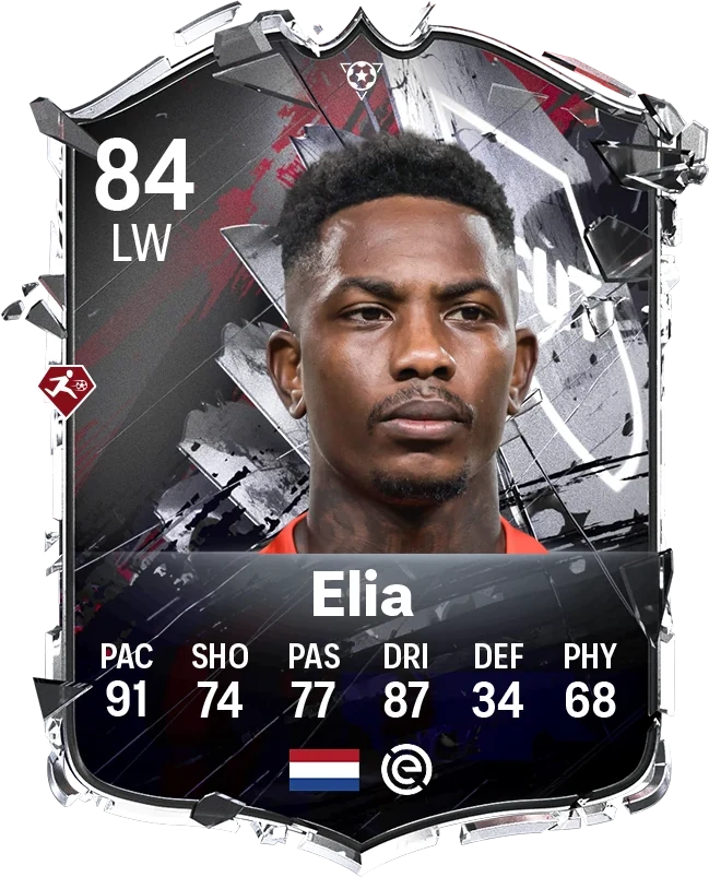 Eljero Elia 84 LW Hall of FUT card in EA FC 27